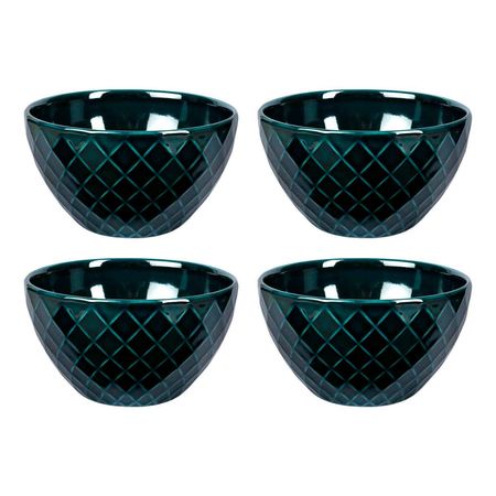 Set x 4 Bowls Compotera Dip Envejecido Aston Ceramica