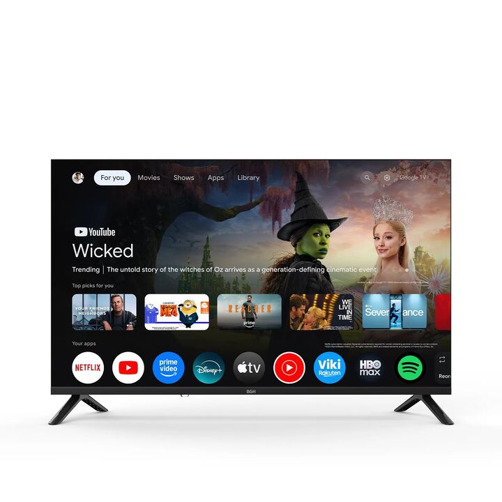 TV BGH LED 32" HD GOOGLE TV B3226G5G - Vista 3