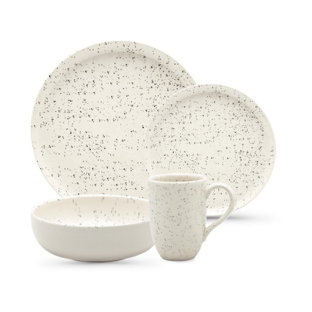 Juego Vajilla x16 Piezas Flat Chuvisco Oxford