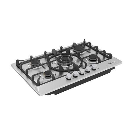 Anafe A Gas Drean Agdr76cia 76cm Acero Inox Perillas Metal 