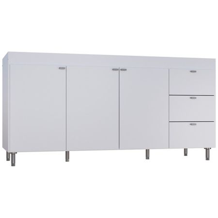 Bajo Mesada Muebles Orlandi 160CM 4000 Blanco
