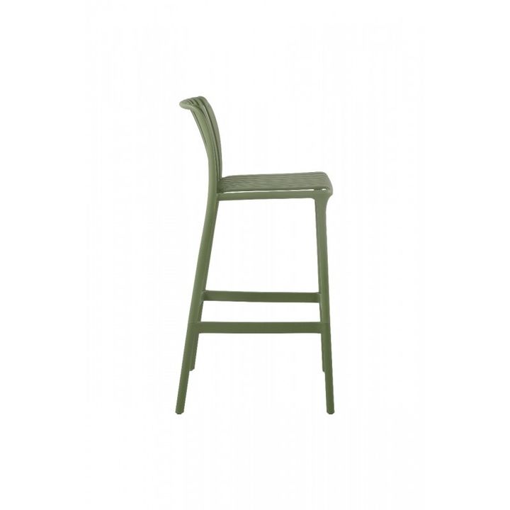 Banqueta Alta de Exterior Thea Verde PVC con Proteccin UV - Vista 3