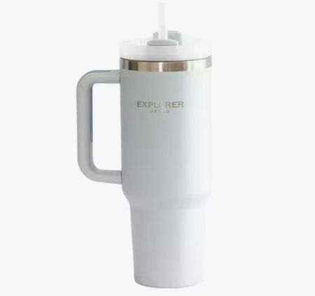 Vaso Termico Quencher 1,18 Lts Explorer Apolo Sin Bpa Blanco