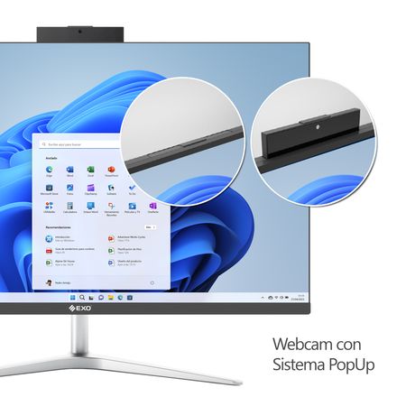 All In One Exo Style X6-s3282 Intel I3-12 8gb Ssd 256gb W11 Color Negro