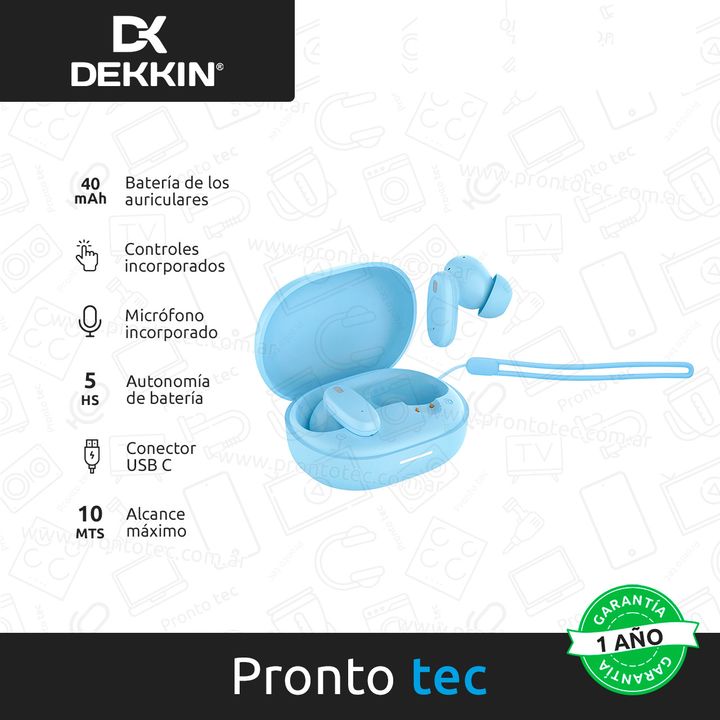 Combo Xiaomi Note 14 6+128GB Ocean Blue + Auriculares Dekkin FlowBuds - Vista 7