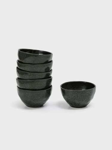 Set De 6 Bowl Orgnico Geo Stoneware 558ml Arauco - Vista 1
