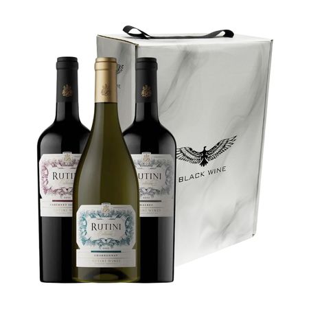 Set Vinos Combinados Rutini Coleccion Seleccion x 3 Con Estuche