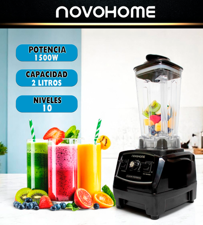 Licuadora Profesional Pica Hielo Novohome BLX1500 2L 1500w 