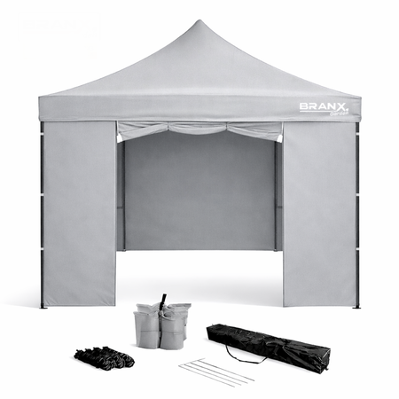 Gazebo 3x3 Metros Paredes Puerta Branx Autoarmable Plegable