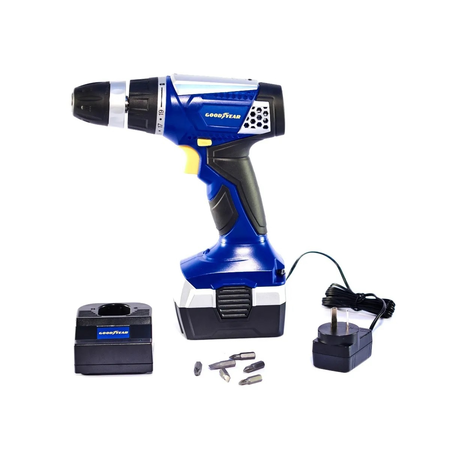 Taladro Inalámbrico 12V 0-550 RPM Carga 3-5hs goodyear