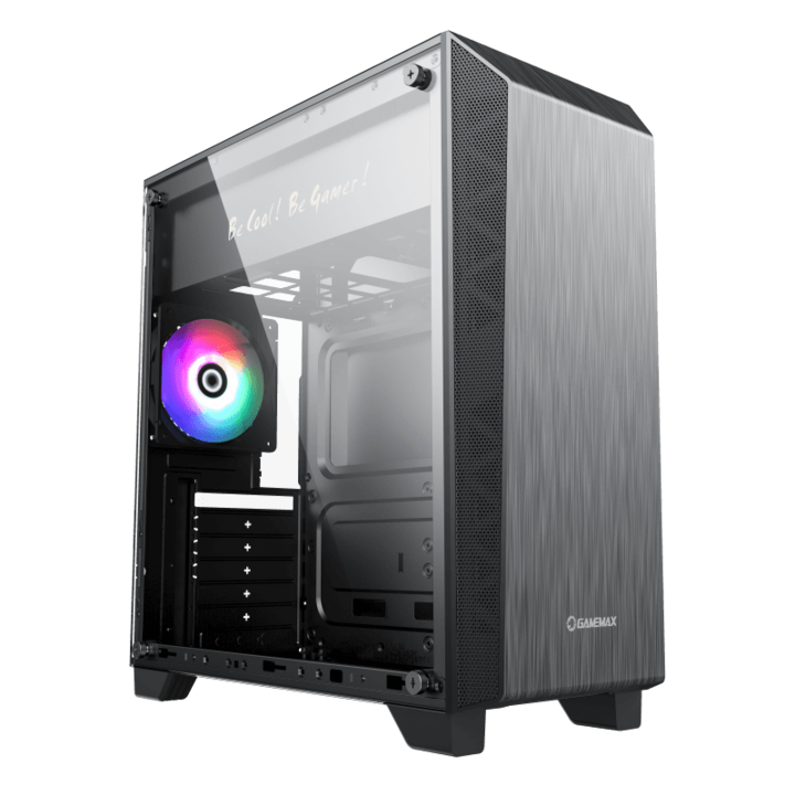 Gabinete Gamemax Nova N5 Mid Tower ATX 1xFan RGB - Vista 1