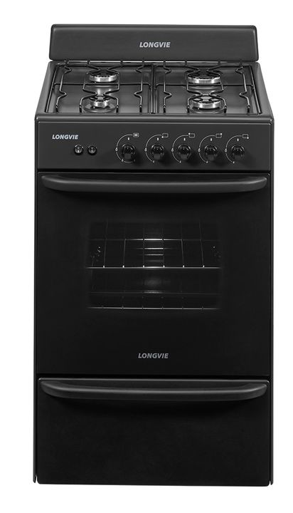 Cocina LONGVIE 12331G multigas grafito 56cm encendido luz A++ - Vista 2