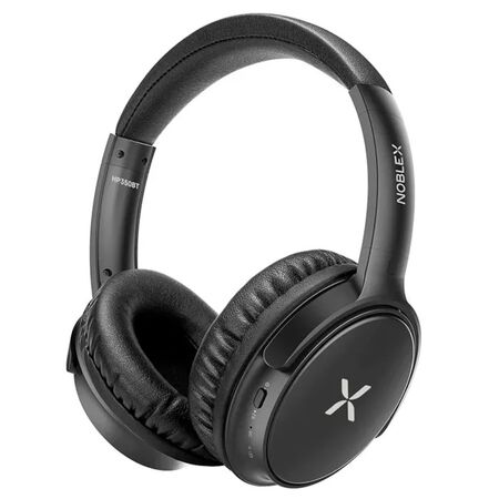 Auriculares Inalambricos Vincha Noblex Bluetooth 5.0 Negro HP350BT