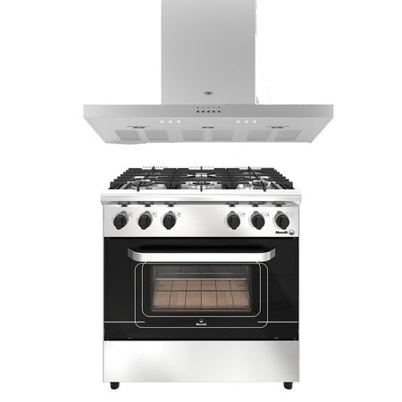 Combo Cocina Morelli Capri 82Cm + Campana TST Nihuil 90