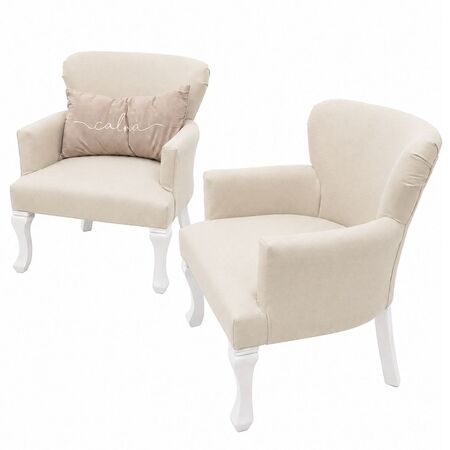 SILLON INDIVIDUAL PARIS CREMA CLARO