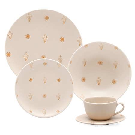 JUEGO DE VAJILLA X30 PIEZAS UNNI AFECTO -  OXFORD