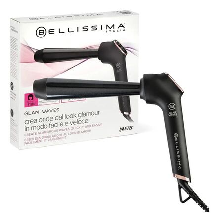Ondulador Rizador Glam Waves Bellissima Italia Negro