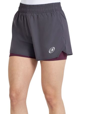 Short Bullpadel Orfeu Mujer Padel Gris