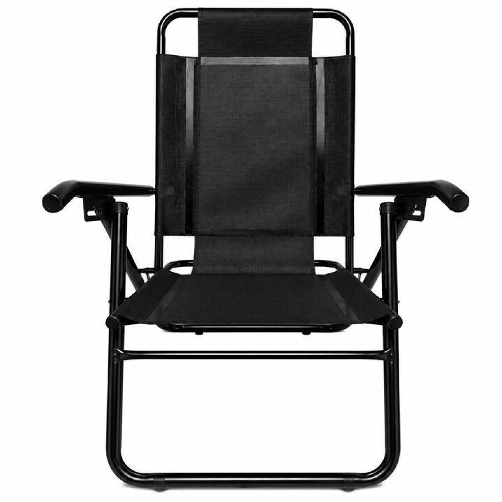 Reposera Sillon Plegable Descansar 5 Posiciones Aluminio 80040 - Vista 4