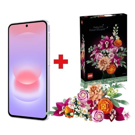 Combo Dia de la Madre Celular Samsung A37 256/8GB Lavanda + Flores Lego 10342