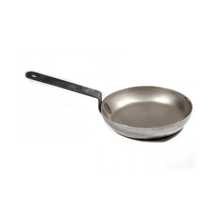 Sartén Profesional De Chapa Con Mango Planchuela N° 30 Cm Plateado