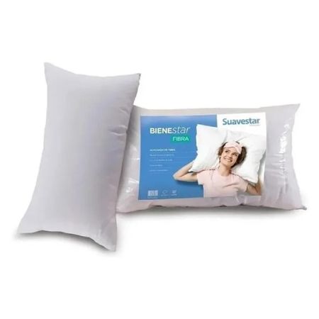 ALMOHADA SUAVESTAR FIBRA BIENESTAR 70X40 BLANCA