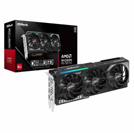 GPU ASROCK RADEON RX9070XT CHALLENGER 16GB (90-GA61ZZ-00UANZ)