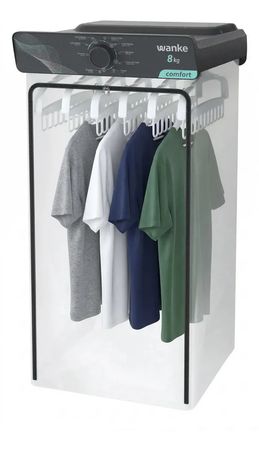Secarropas De Pared Wanke Comfort 8kg Gris