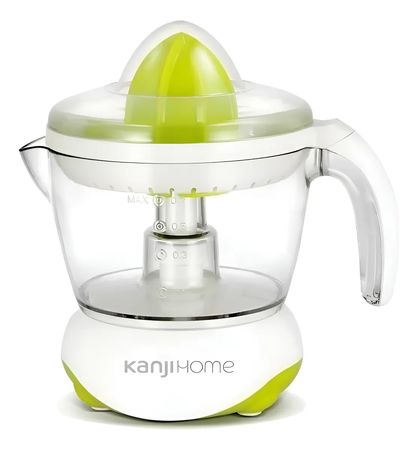 Exprimidor Kanji Home Kjh-jm045 De 0,7 Litros 40w Color Blanco Blanco/verde