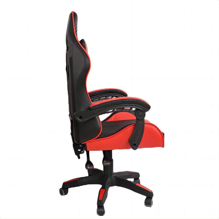 Silla De Escritorio Gamer Mid Plus Roja Con Negro - Vista 2