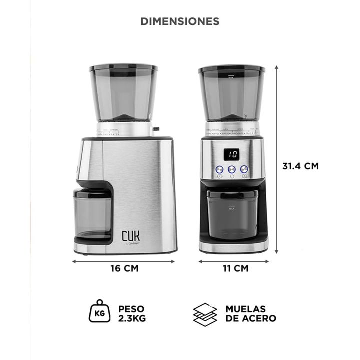 Molinillo de Café Eléctrico Gadnic Kahve Línea Cuk 220w - Vista 5