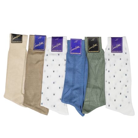 PACK X6 MEDIAS ITALIANAS MULTICOLORES XIV 