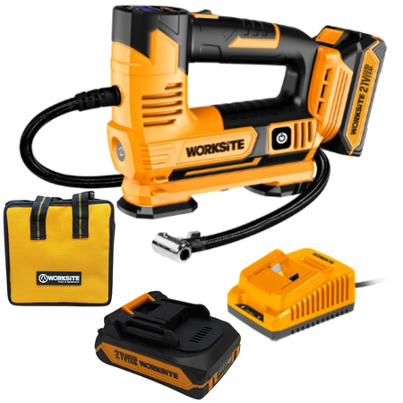 Compresor De Aire Portátil Inflador Inalambrico Worksite