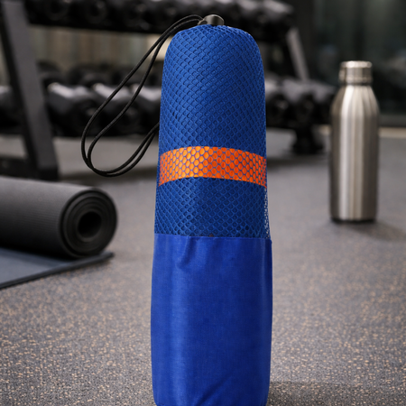 Toallon secado rapido liso 70x140cm Azul