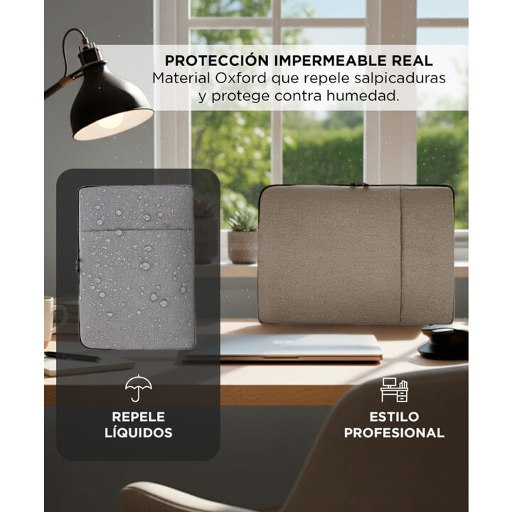 Funda Para Notebook Gadnic de 15.6” Impermeable Con Proteccion Interior - Vista 4