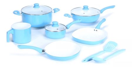 Set De 9 Piezas Carol Celeste ( 57232- CES)