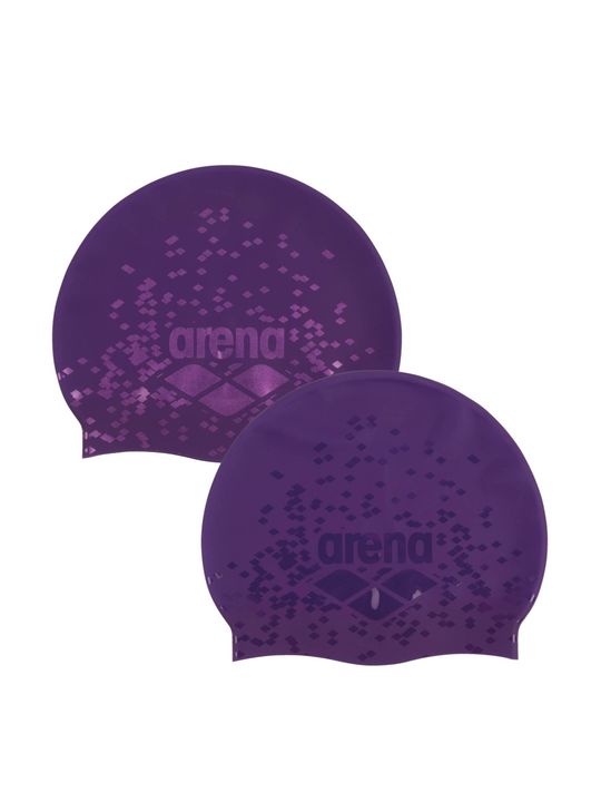 Gorra Arena Shine Unisex Natación Violeta - Vista 2