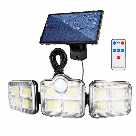 Reflector Solar Luz Led Gadnic 3 Paneles Ultra Potentes 5,5 V/0,55 W