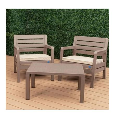 Juego De Jardín 3 Cuerpos Voss Paris Capuchino