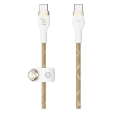 Cable Pro Flex USB-C a USB-C 60W Belkin con correa 2M Mickey