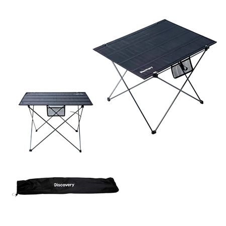 Mesa Plegable Camping Enrollable Discovery con Bolsa Traslado  