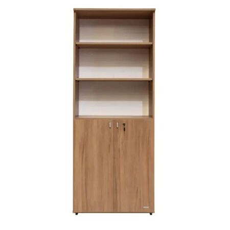 Biblioteca Platinum 530 Puertas Bajas Acacia