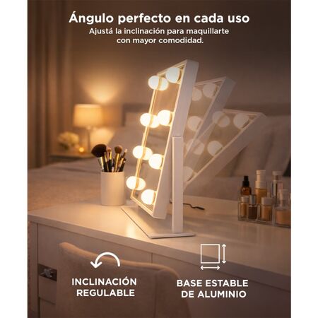 Espejo para Maquillaje Gadnic Led Hollywood