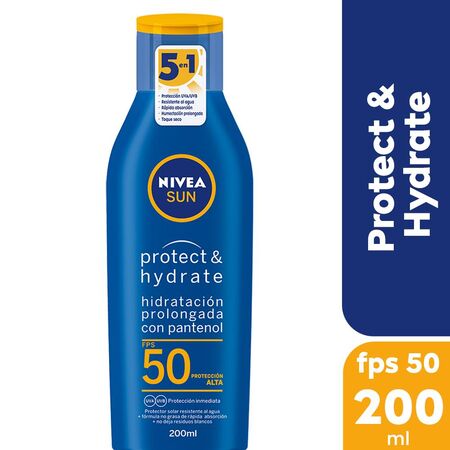 Protector solar NIVEA SUN Protect & Hydrate FPS 50 200 ml