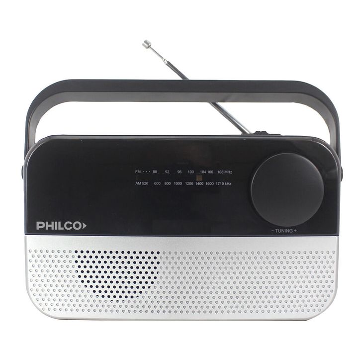 Radio PHILCO PRM90 Dual 220v Am Fm Bluetooth - Vista 1