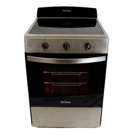 Cocina Singer FLOR 8638G 56Cm Acero Electrica Anafe Vitro