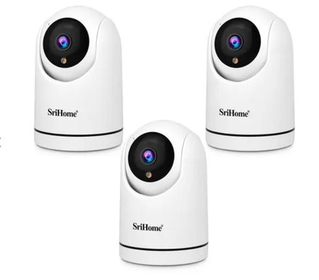 Kit x3 de Cámaras De Seguridad Srihome 1080p Audio Bidireccional