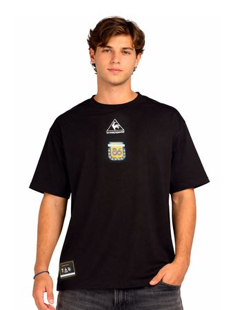 Remera Le Coq Sportif AFA Homenaje 86 Hombre Fútbol Negro