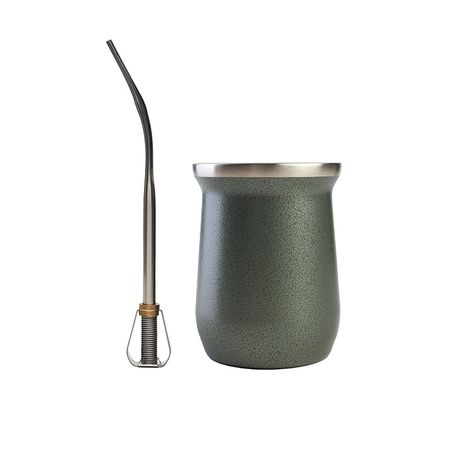 Mate Origen Verde Con Bombilla