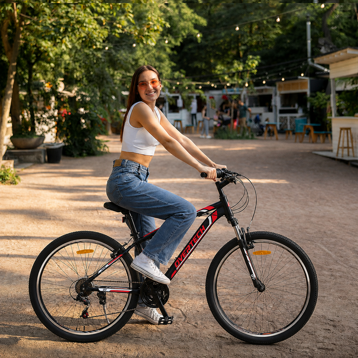 Bicicleta Mtb Overtech R29 Q3 Con Suspensión 21 Velocidades - Vista 18